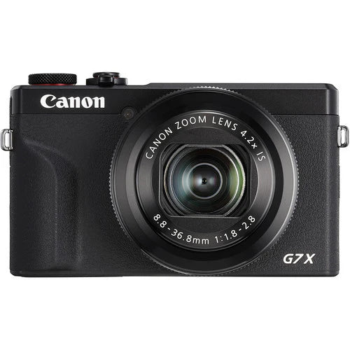 Canon G7X Mark III – 4K Vlogging Camera | 20.1MP, Wi-Fi & Bluetooth (Black)
