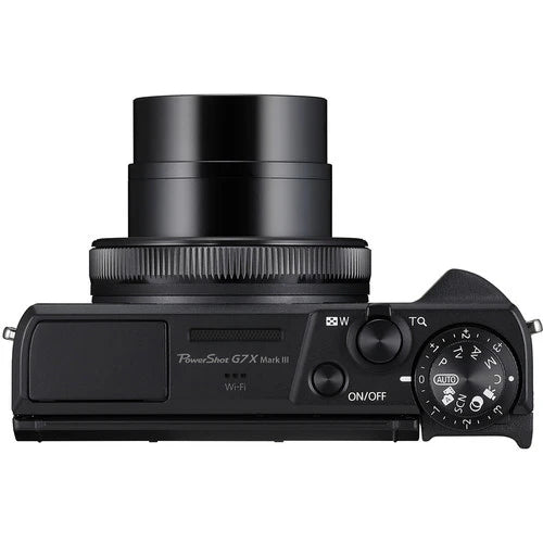 Canon G7X Mark III – 4K Vlogging Camera | 20.1MP, Wi-Fi & Bluetooth (Black)