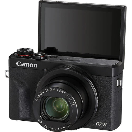 Canon G7X Mark III – 4K Vlogging Camera | 20.1MP, Wi-Fi & Bluetooth (Black)