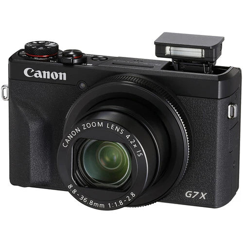 Canon G7X Mark III – 4K Vlogging Camera | 20.1MP, Wi-Fi & Bluetooth (Black)