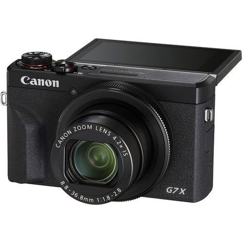 Canon G7X Mark III – 4K Vlogging Camera | 20.1MP, Wi-Fi & Bluetooth (Black)